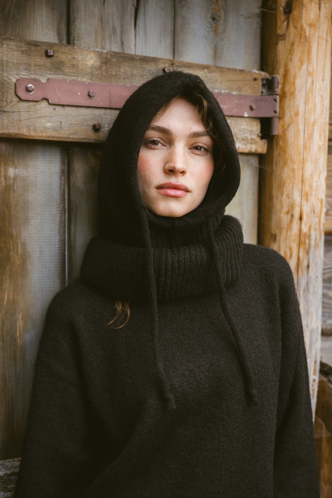 Balaclava Knitted Black