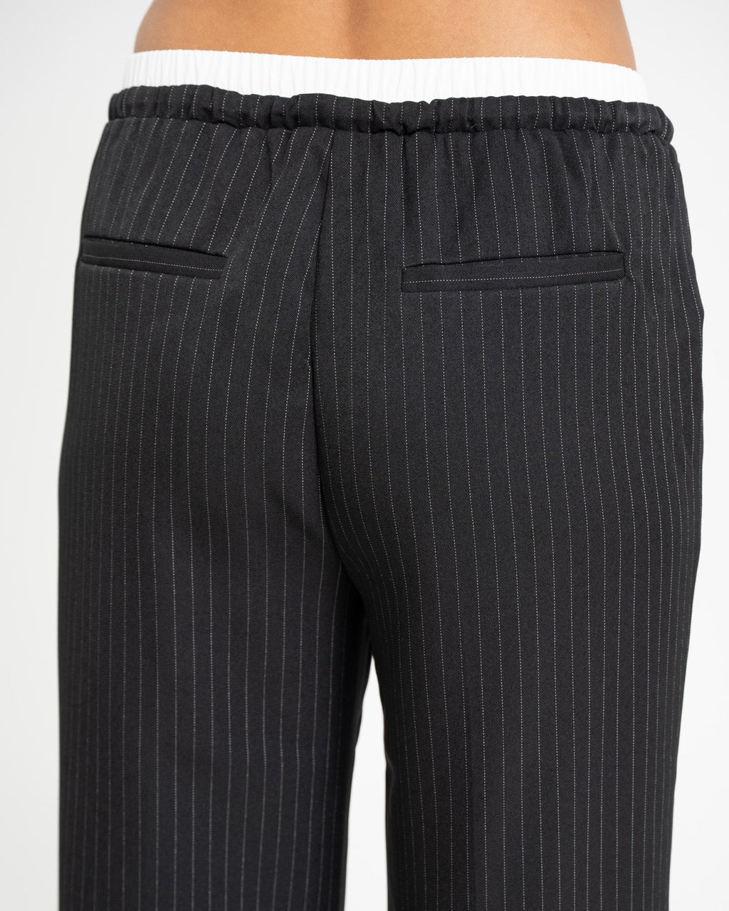 Boxer Pants Black White