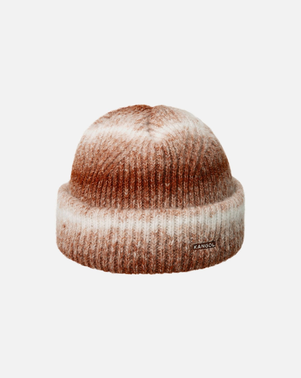 Heathered 2-Way Beanie Cognac