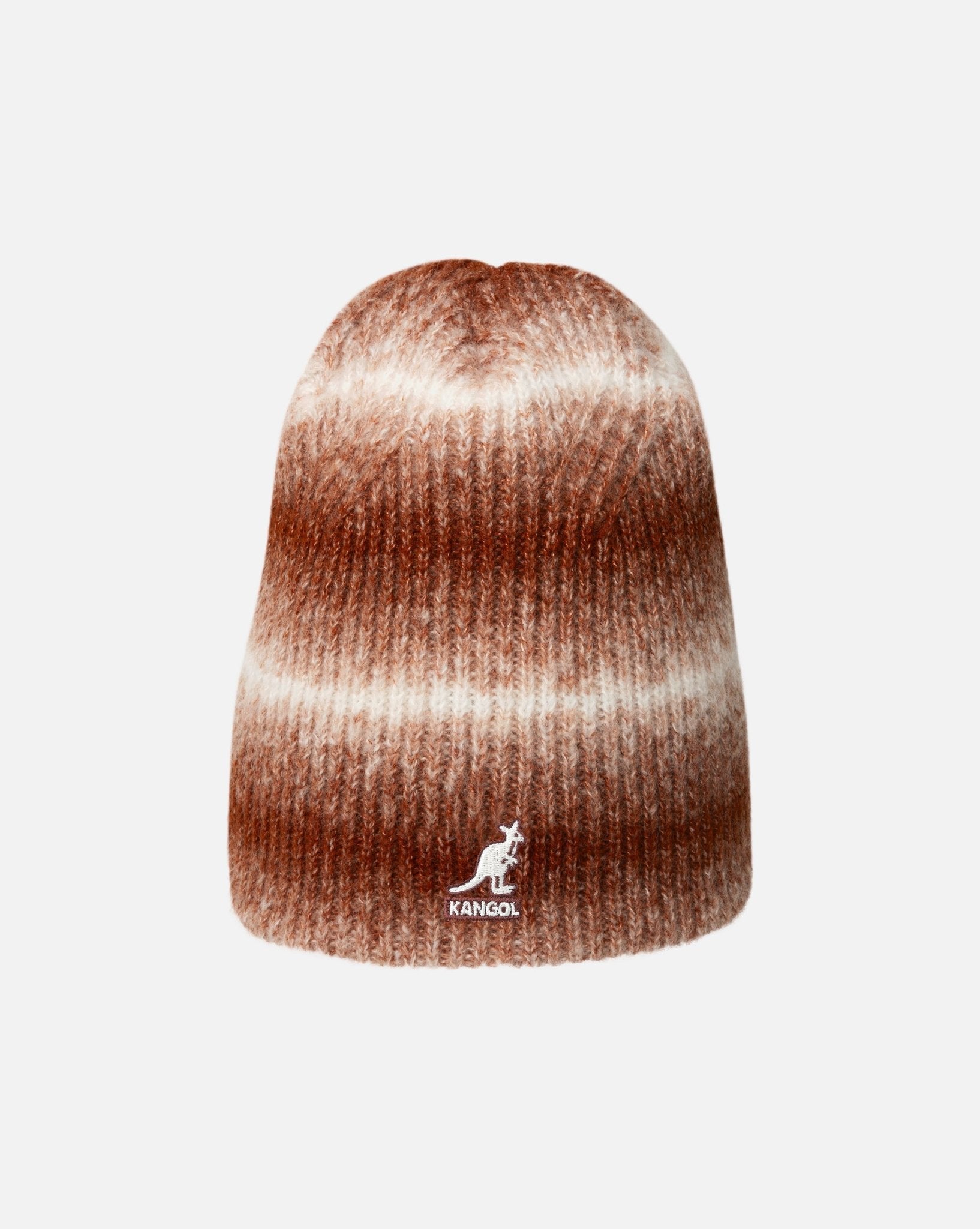Heathered 2-Way Beanie Cognac