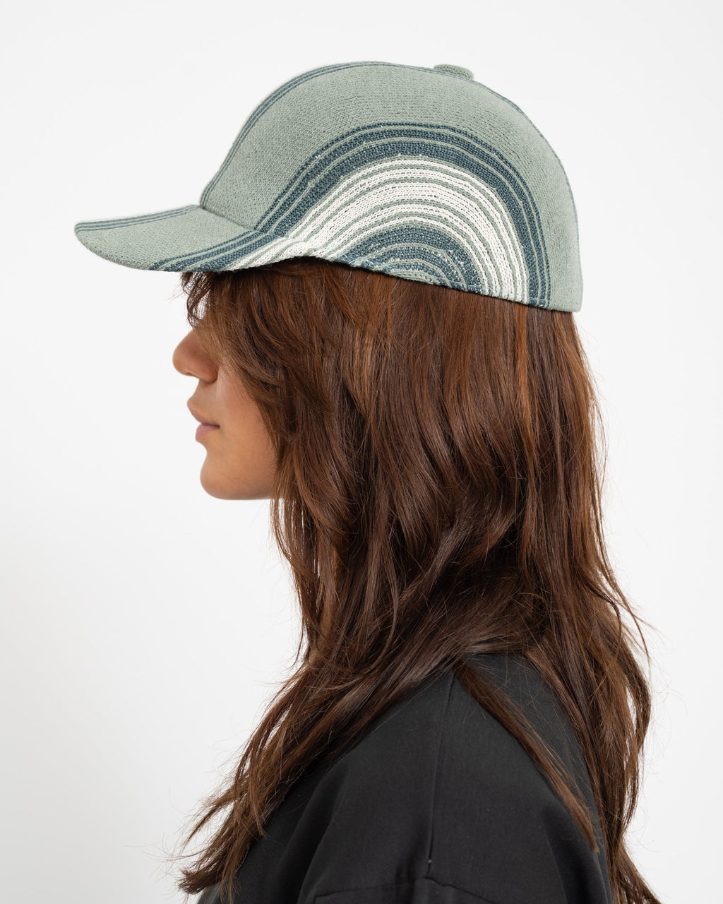 Nostalgia Stripe Spacecap Green