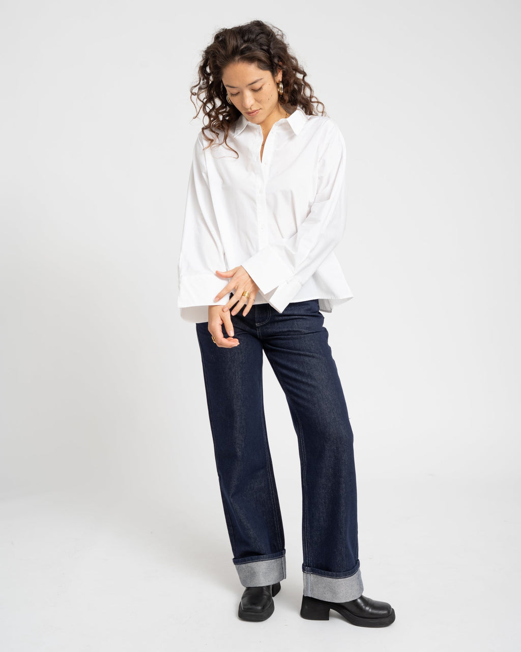 Natalia Zenika Boxy Shirt White