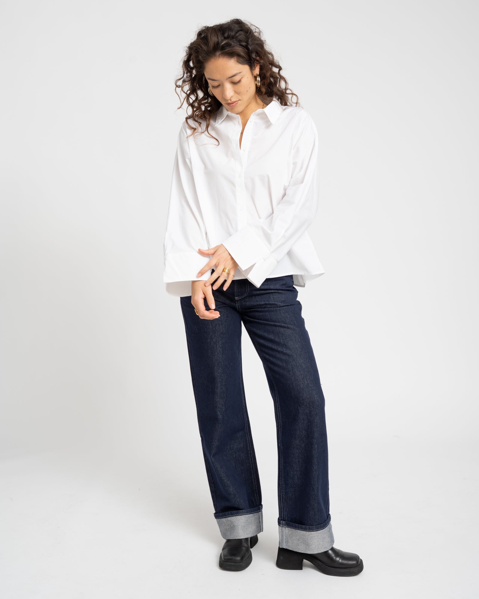 Natalia Zenika Boxy Shirt White