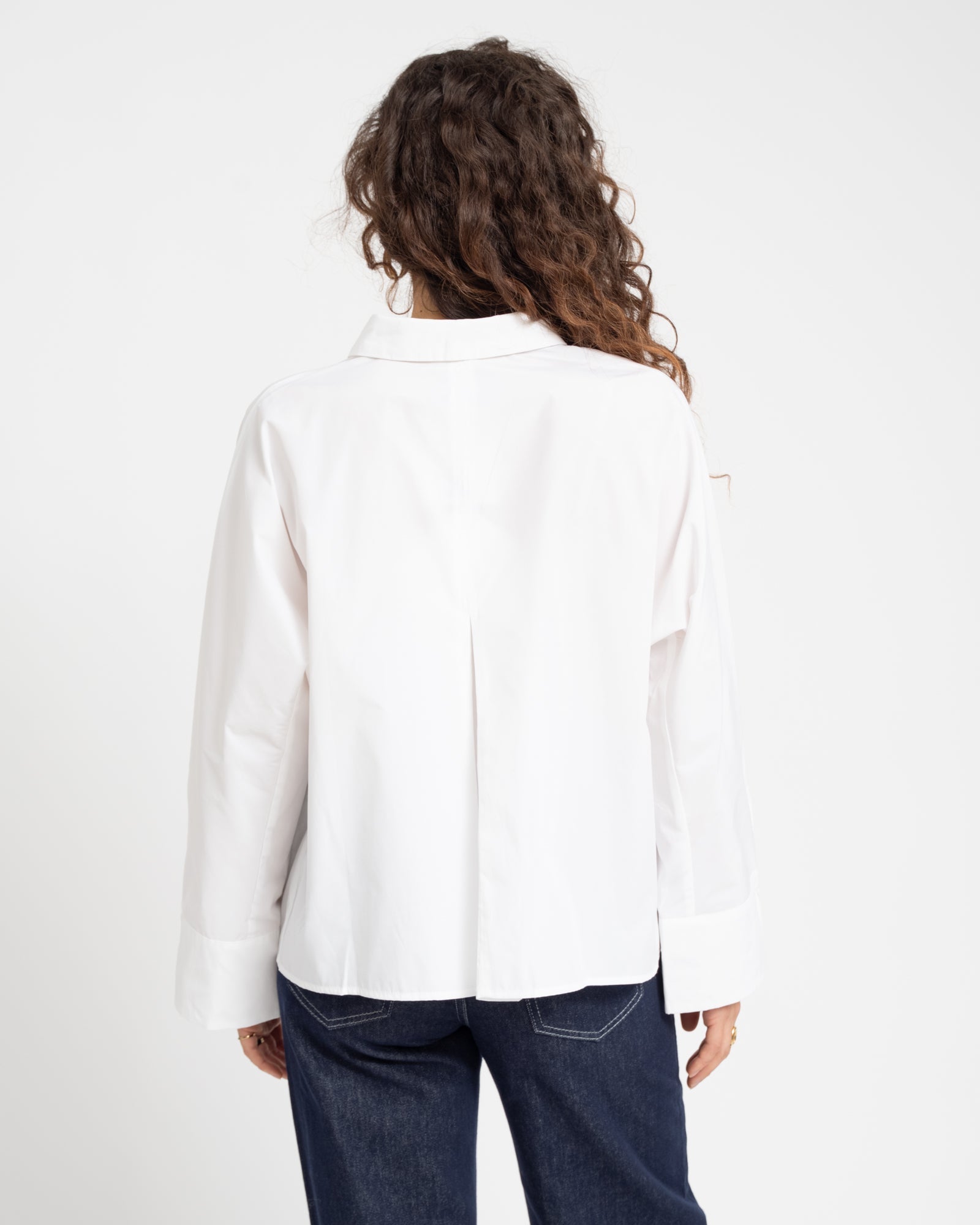 Natalia Zenika Boxy Shirt White