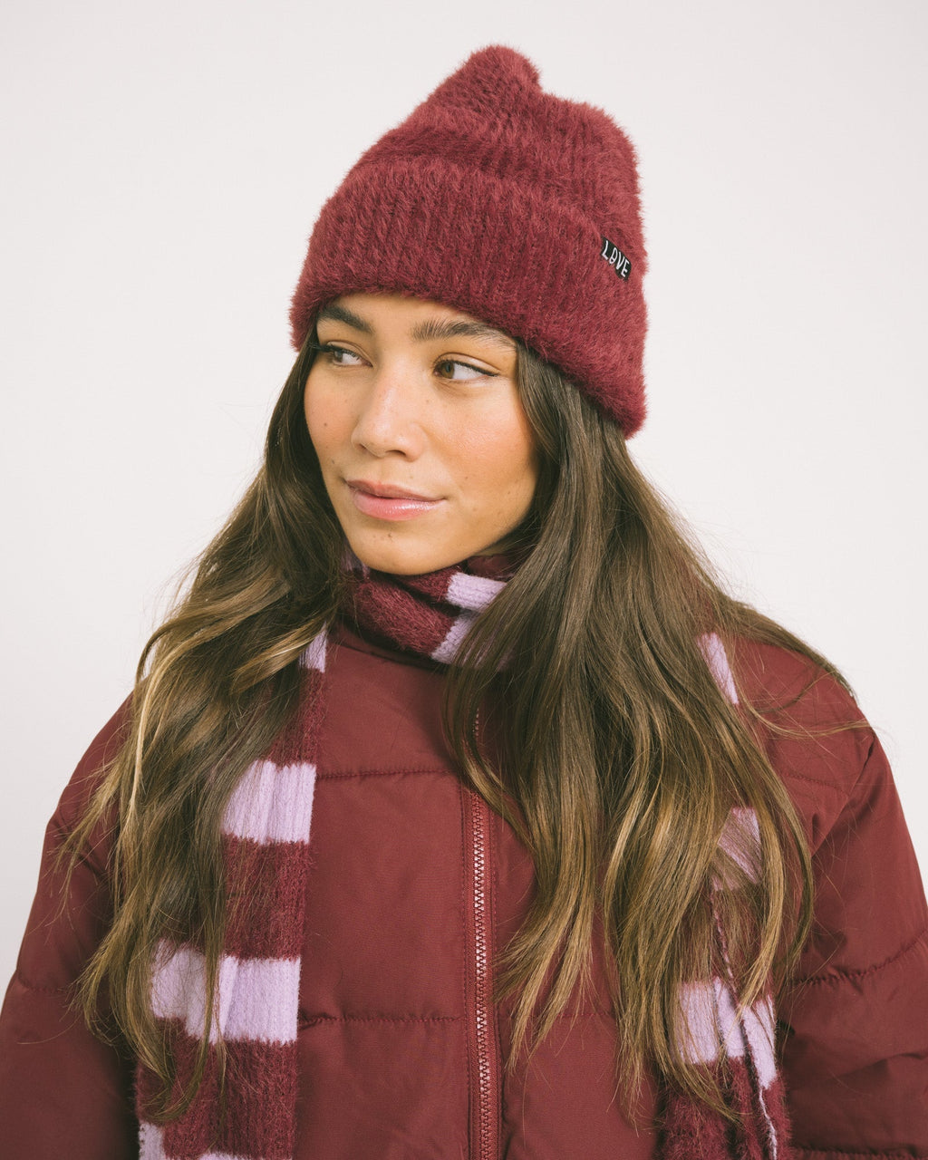 Cela Beanie Bordeaux