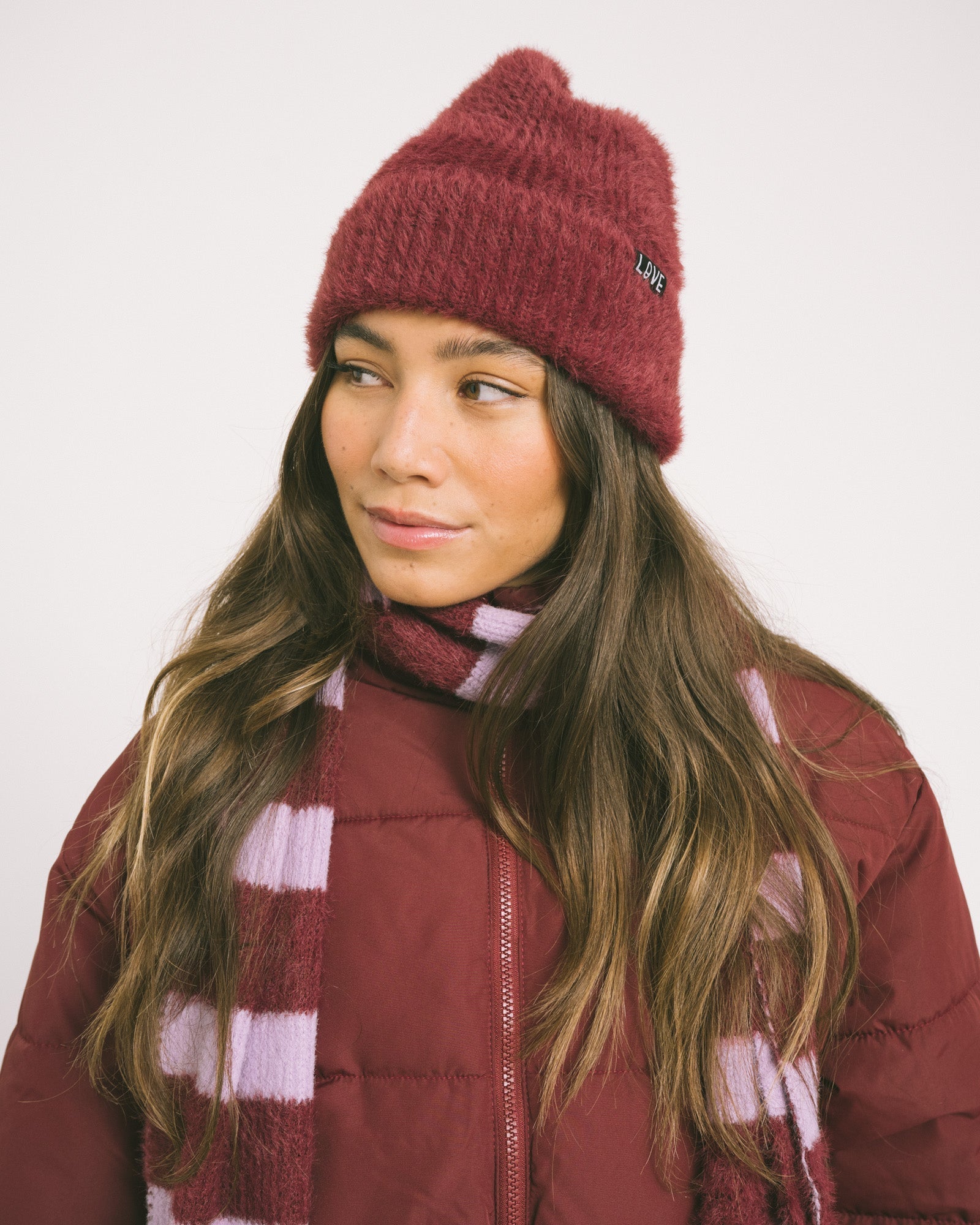 Cela Beanie Bordeaux
