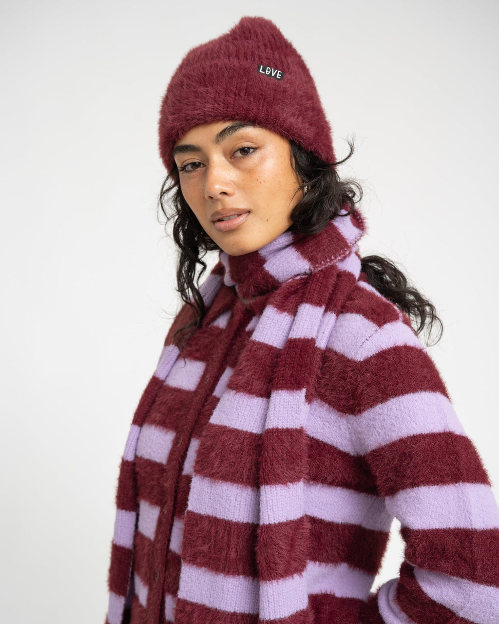 Cela Beanie Bordeaux