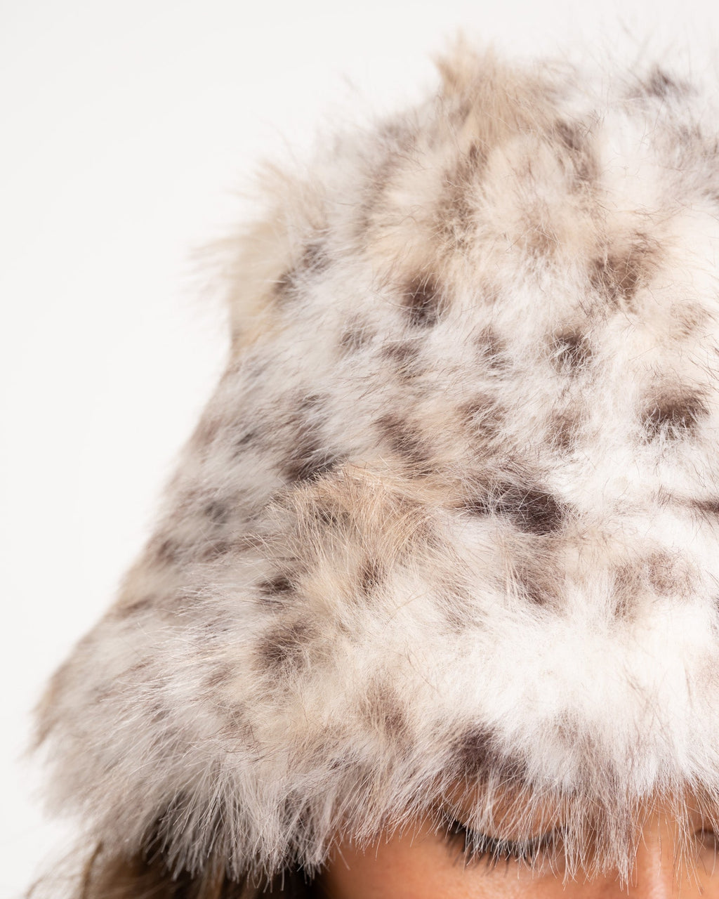 Fluffy Hat Snow Leopard