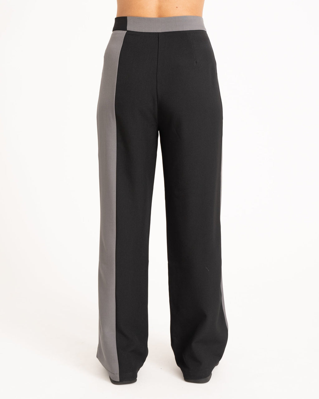 Lea Pantalon Blocked Black Grey