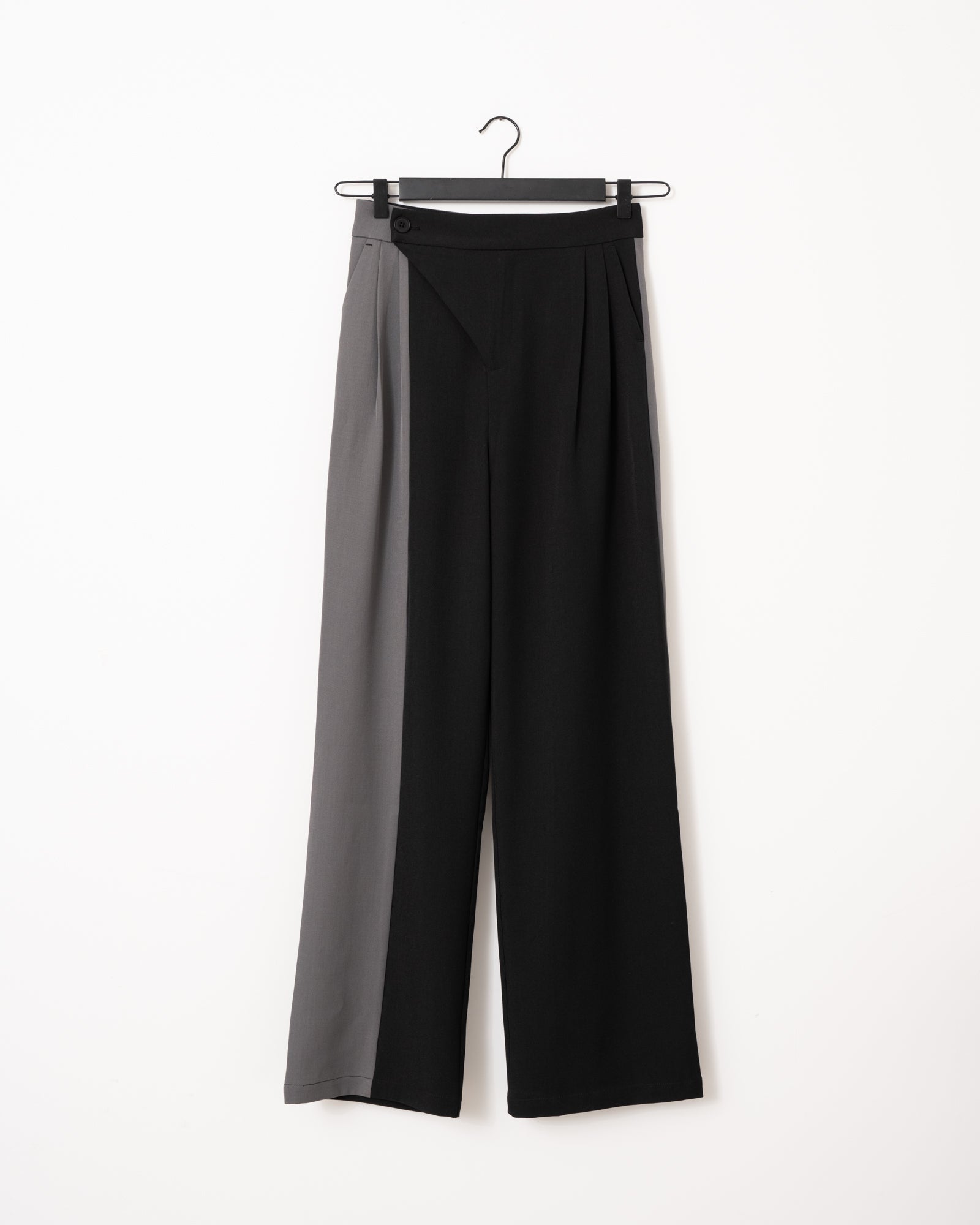 Lea Pantalon Blocked Black Grey