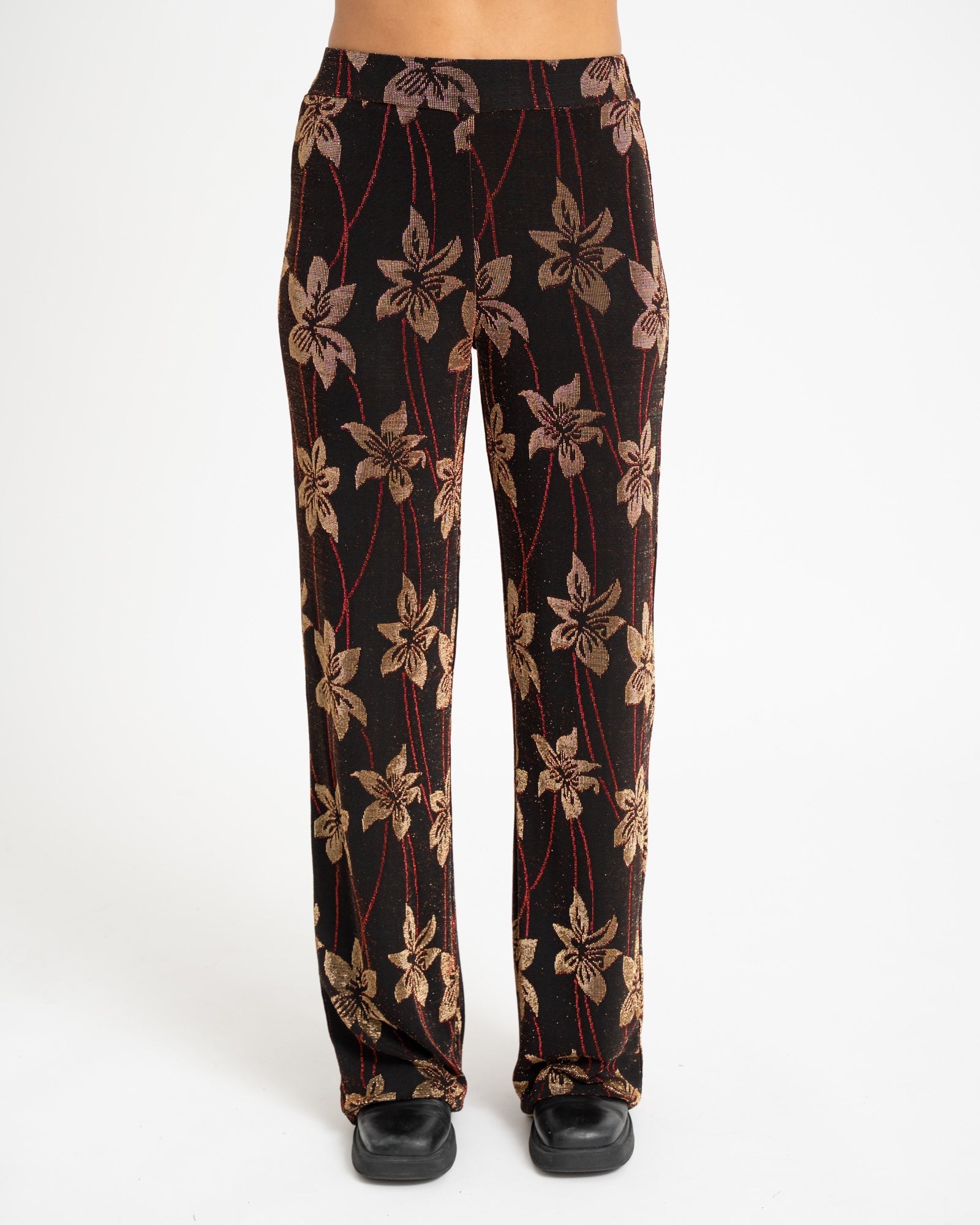 Luna Pants Tropical Black