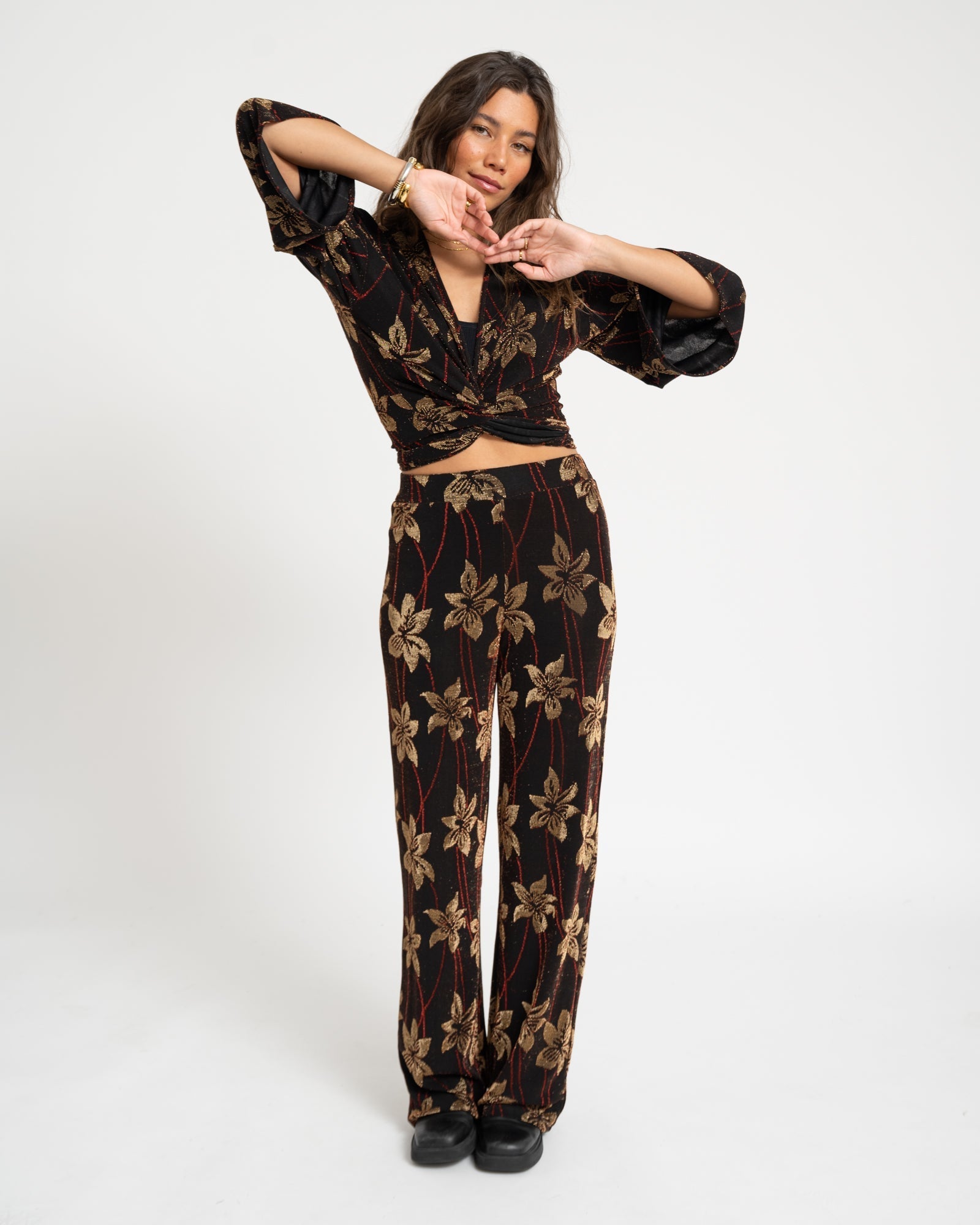 Sunny Tropical Black One Size