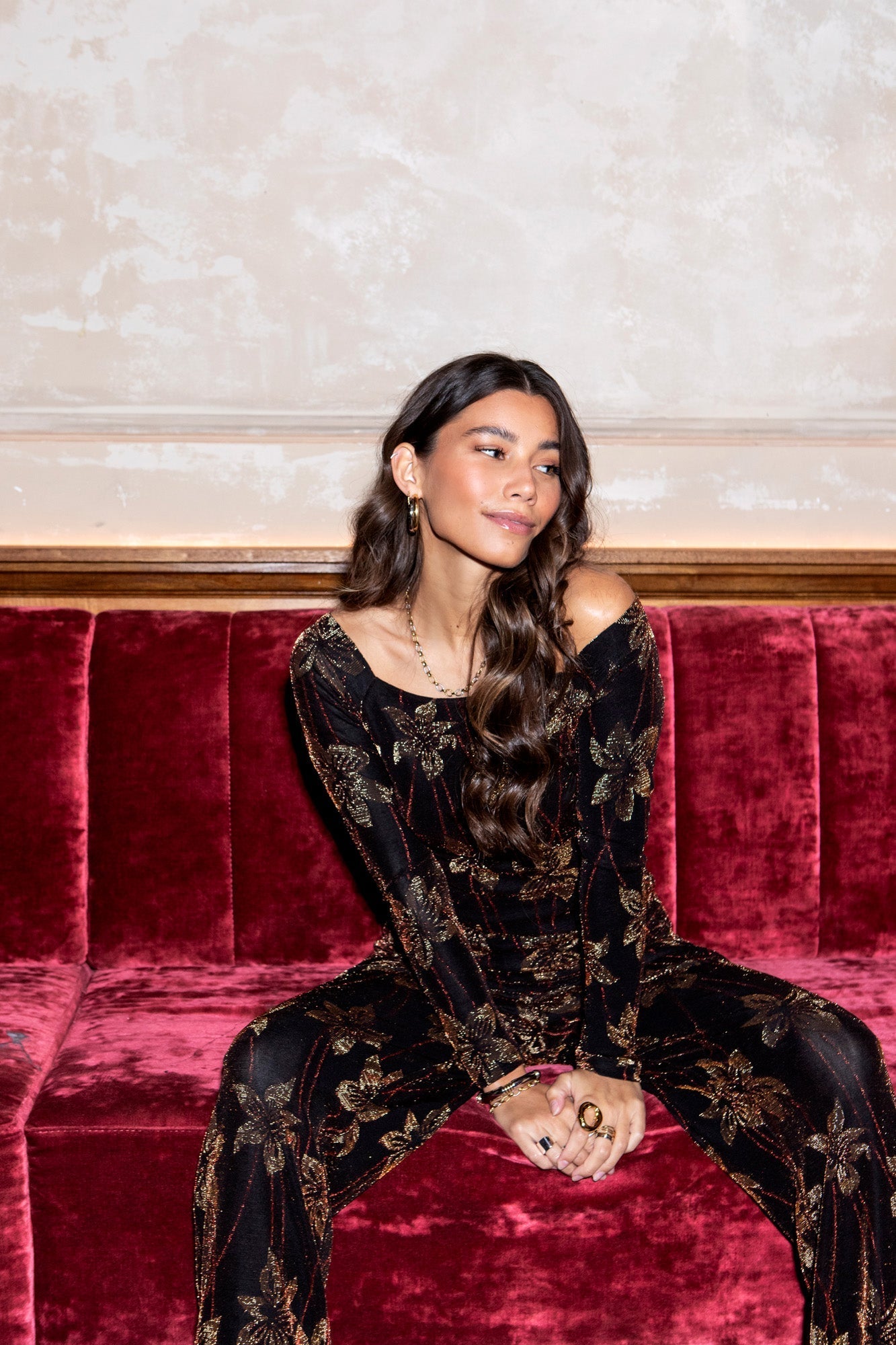 Luna Pants Tropical Black