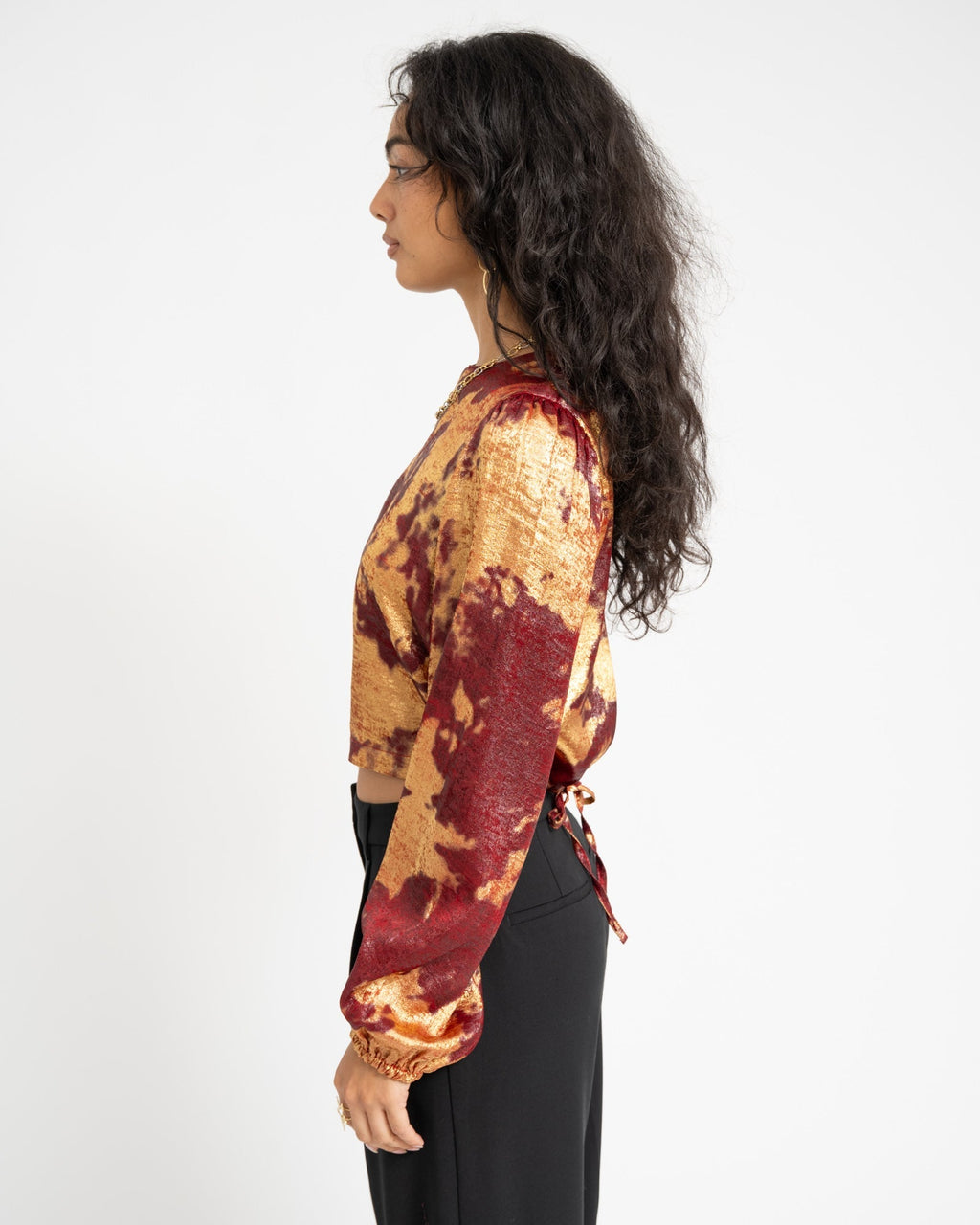 Oi-Vi Blouse Burgundy