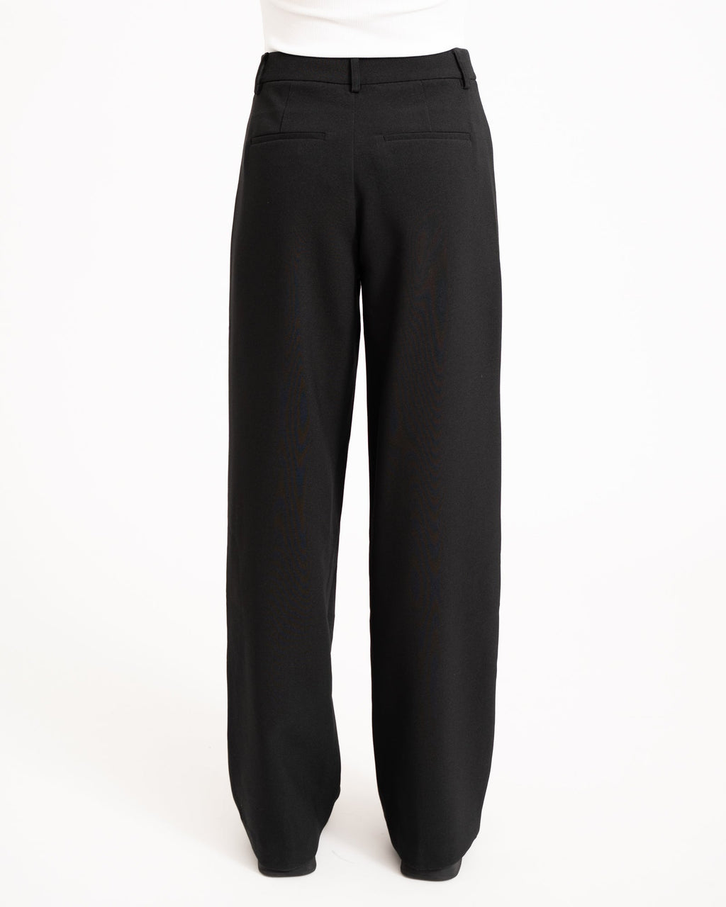 Stitch Pintuck Pants Black