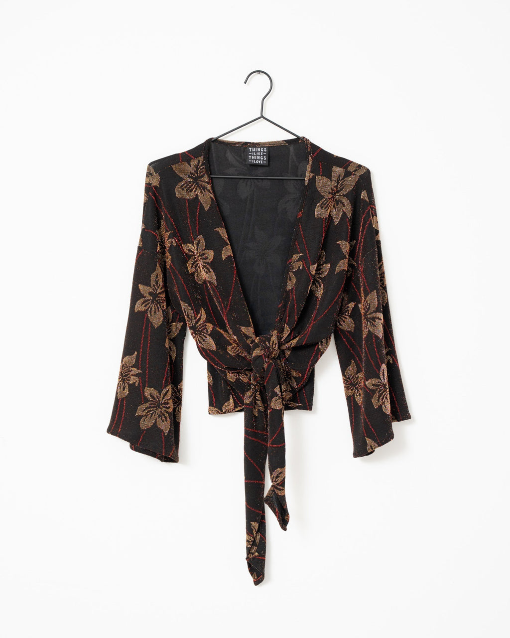 Sunny Tropical Black One Size