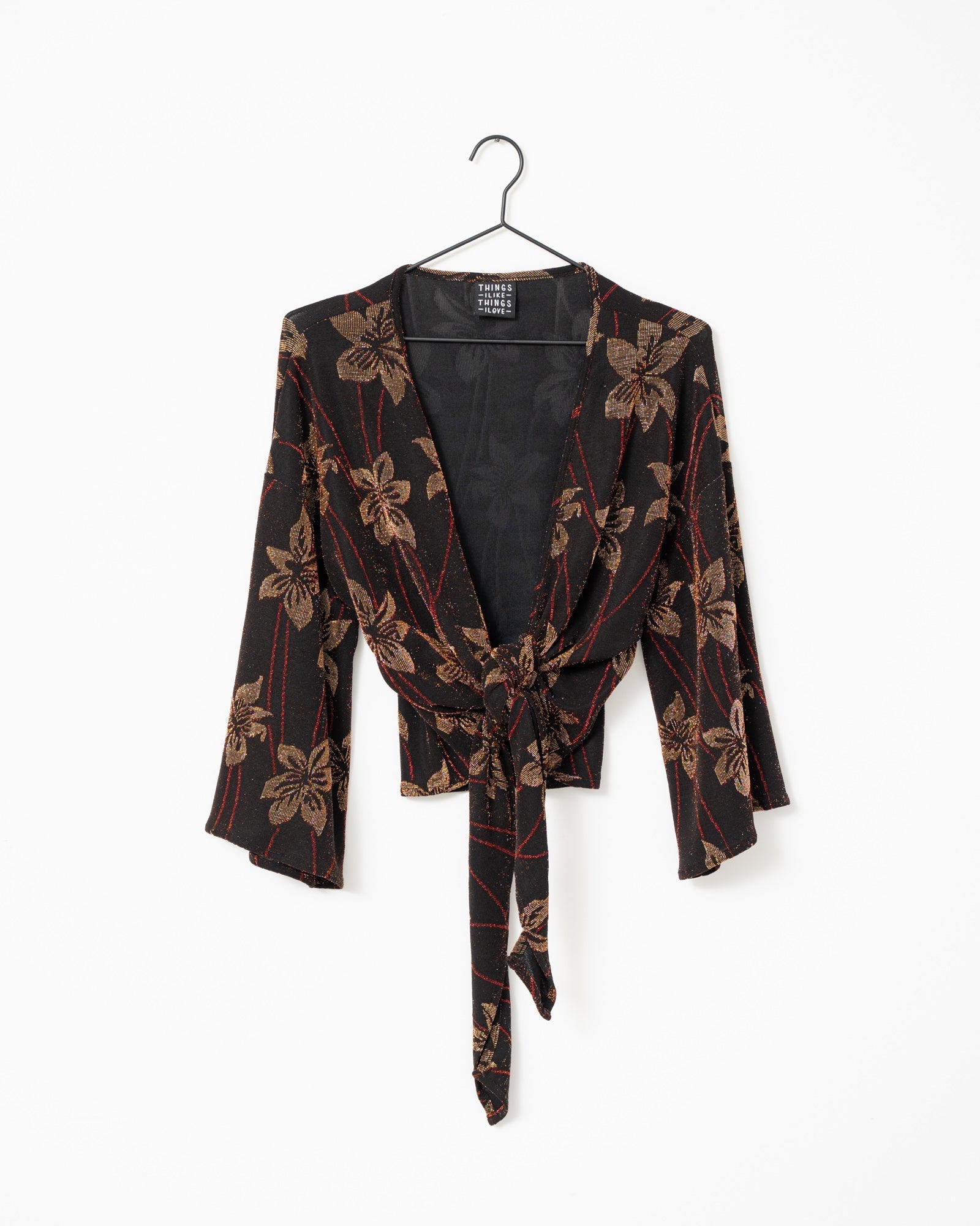 Sunny Tropical Black One Size